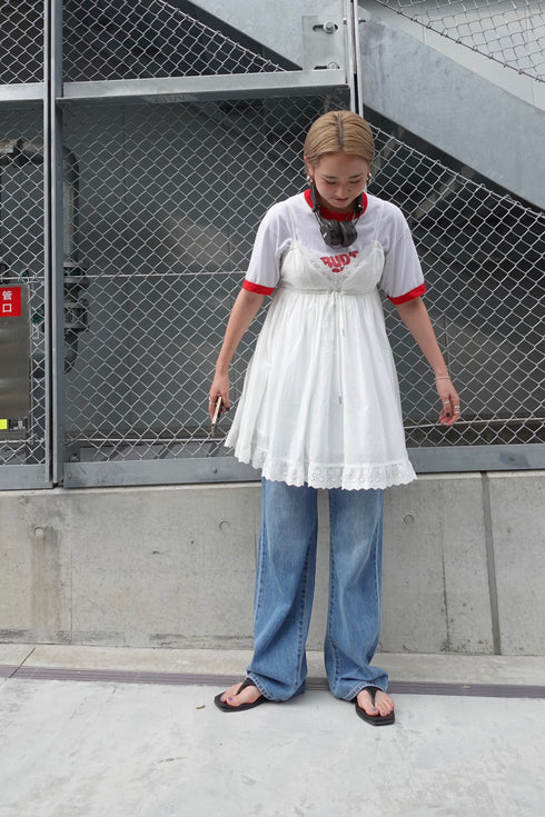 ルーズストレートデニム